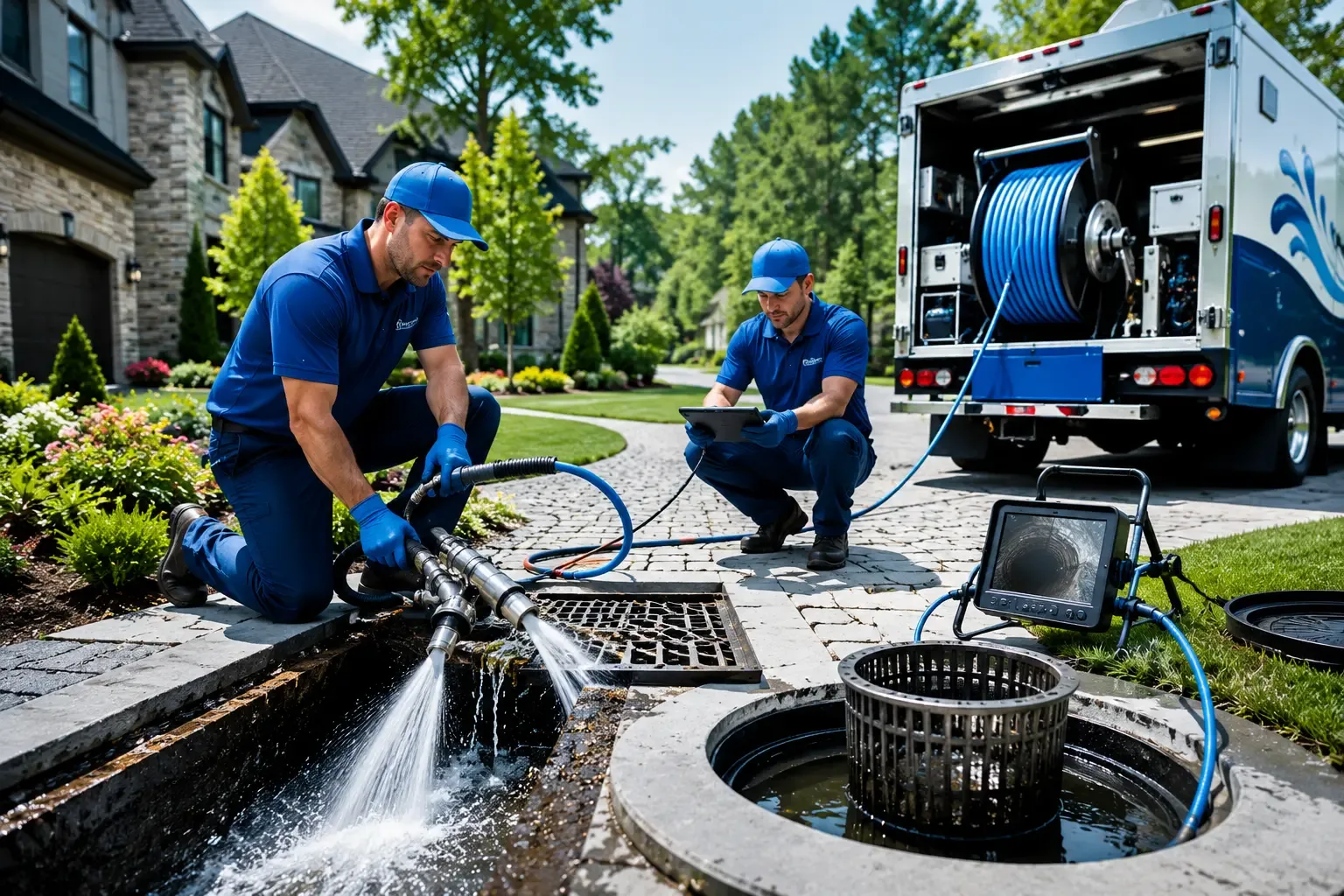 Local outdoor drain cleaning professionals in Johnson City, NY